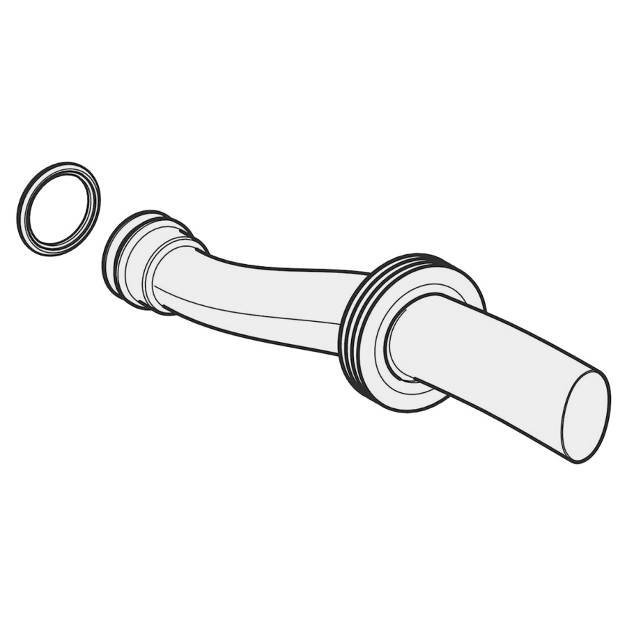 Coude de chasse pour cuvette murale One