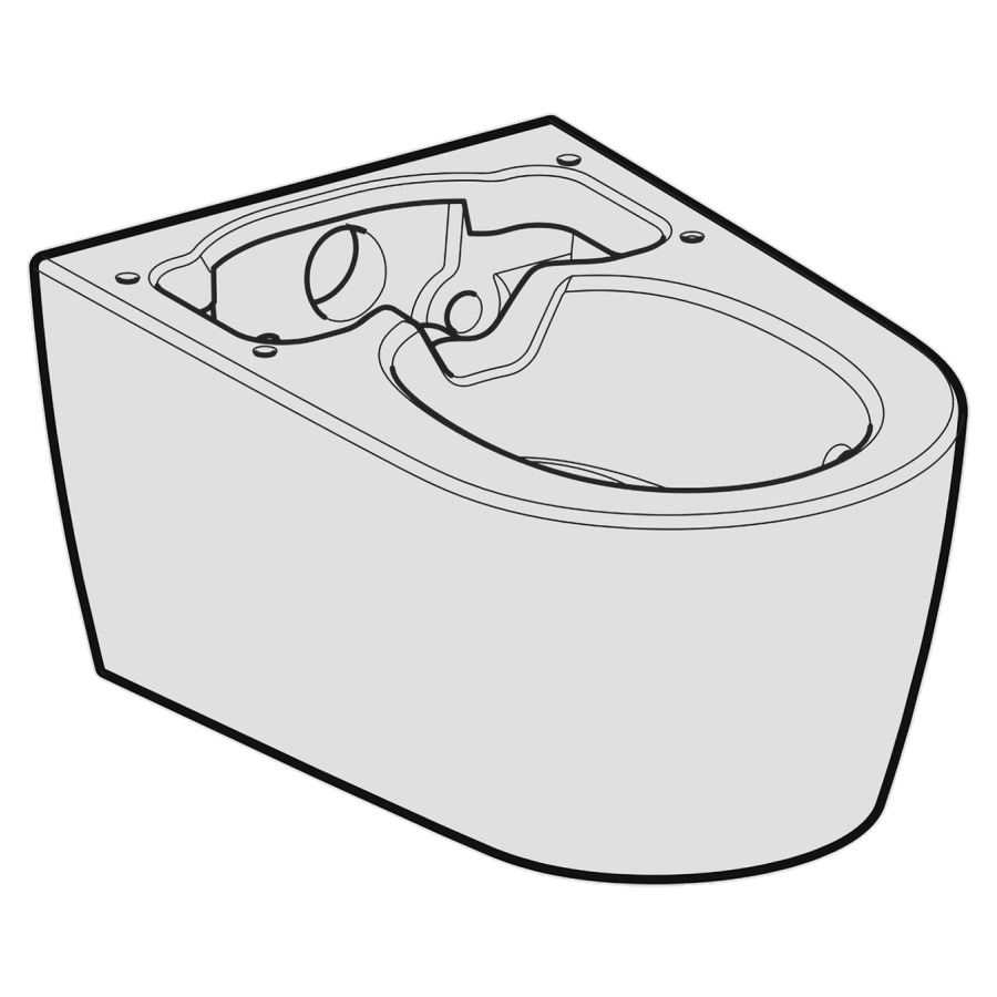 Cuvette murale céramique