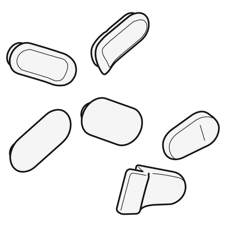 Set d'amortisseurs Geberit
