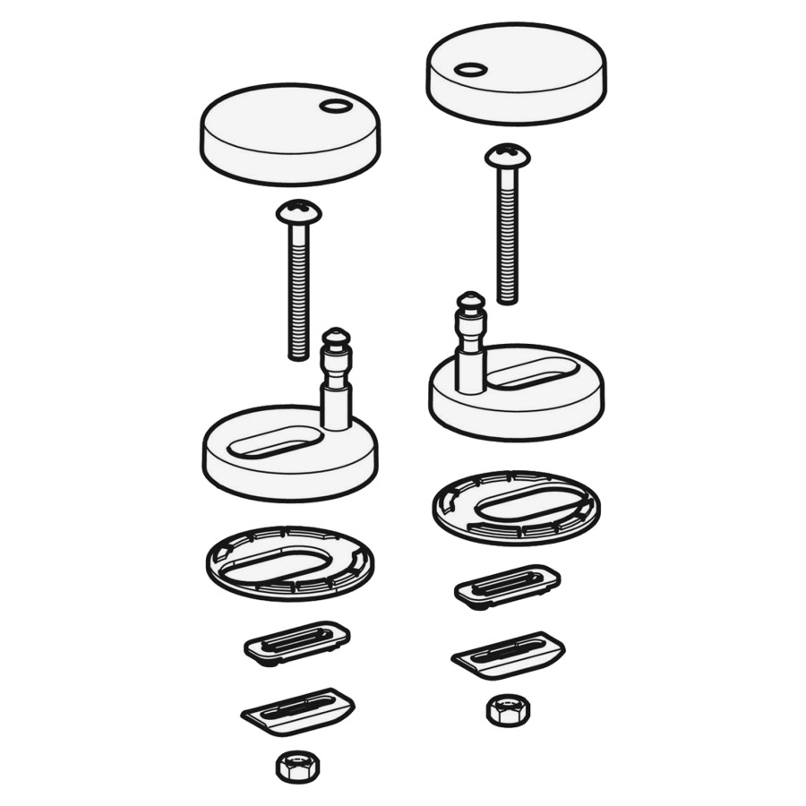Set de boulons de fixation Geberit