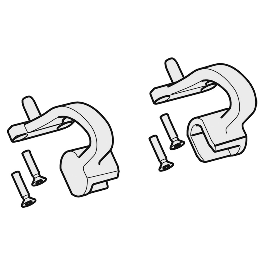 Set de charnières GEBERIT
pour AquaClean Mera, 2 pièces