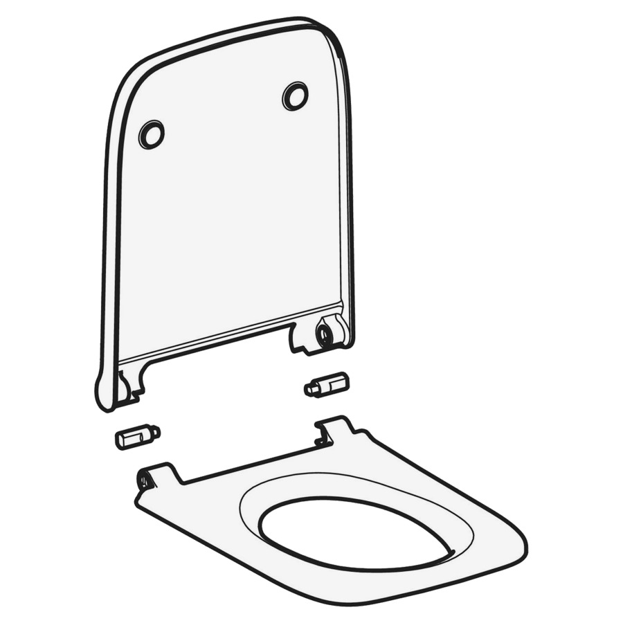 Siège de WC AquaClean Sela Square