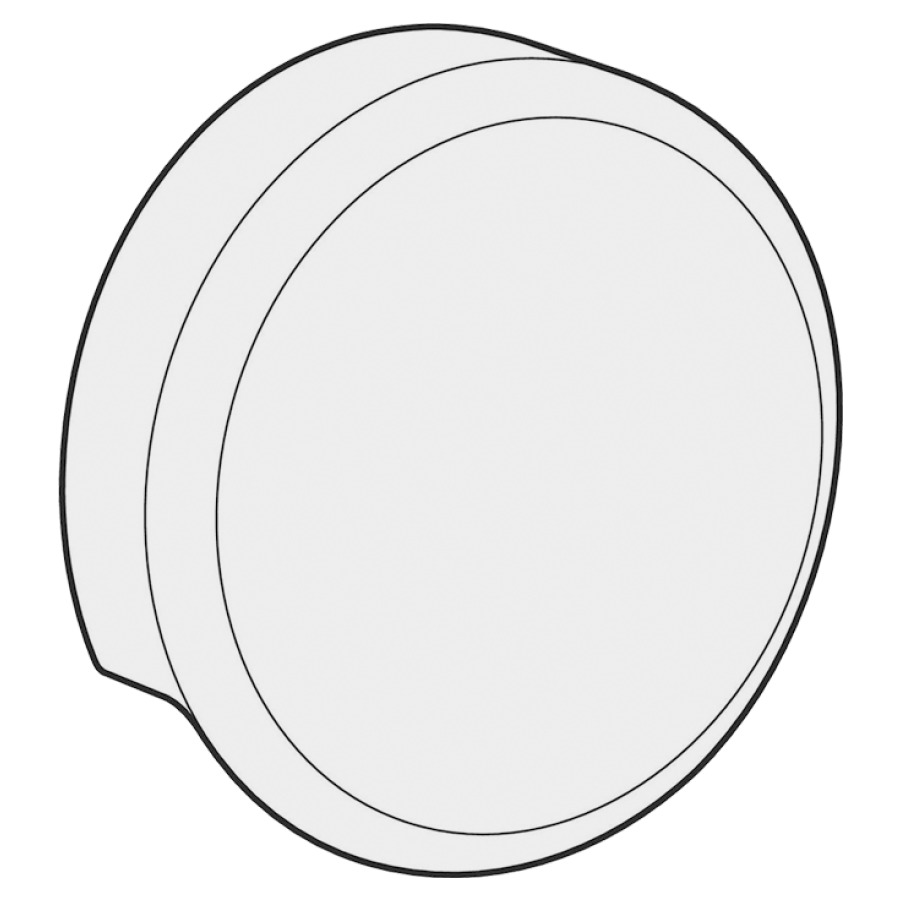 Plaque de recouvrement pour tête de pulvérisation