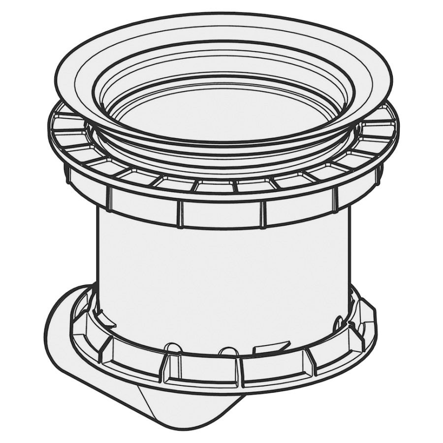 Corps de siphon pour urinoir Preda/Selva