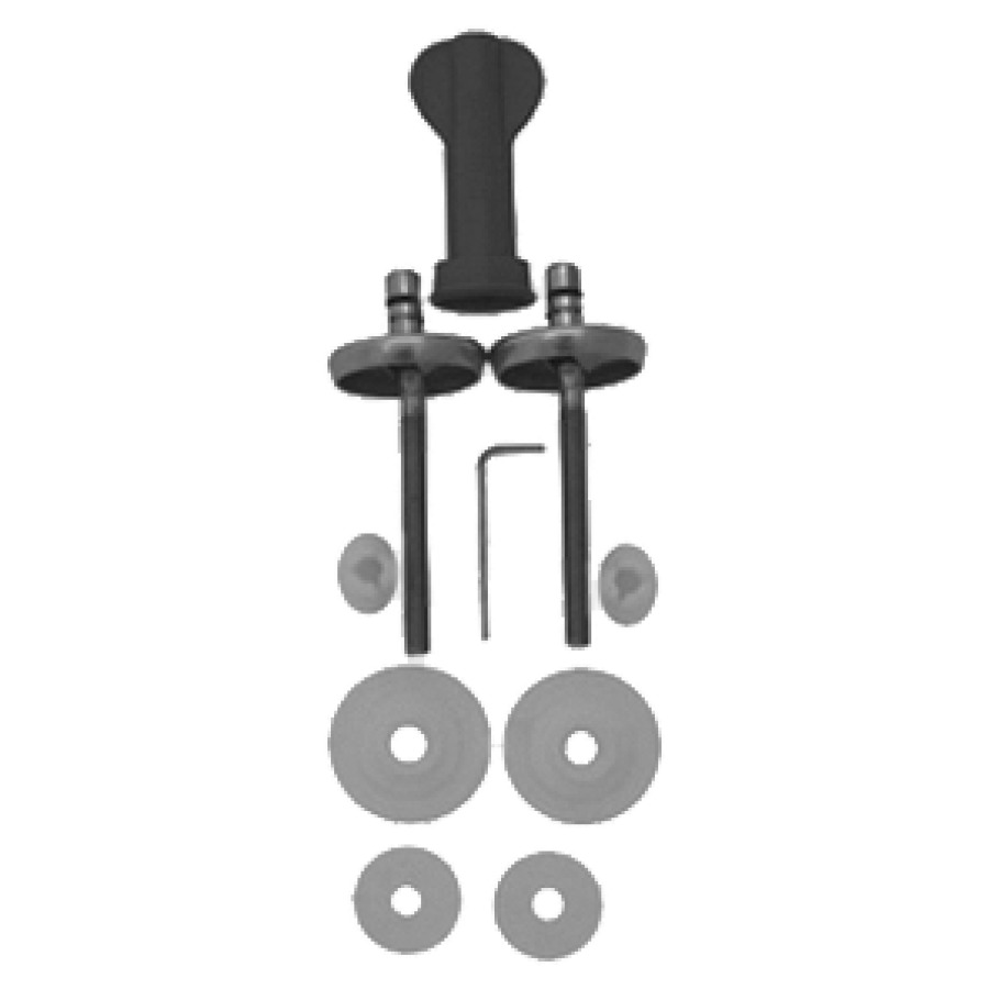Charnières excentrique acier inoxidable, jeu