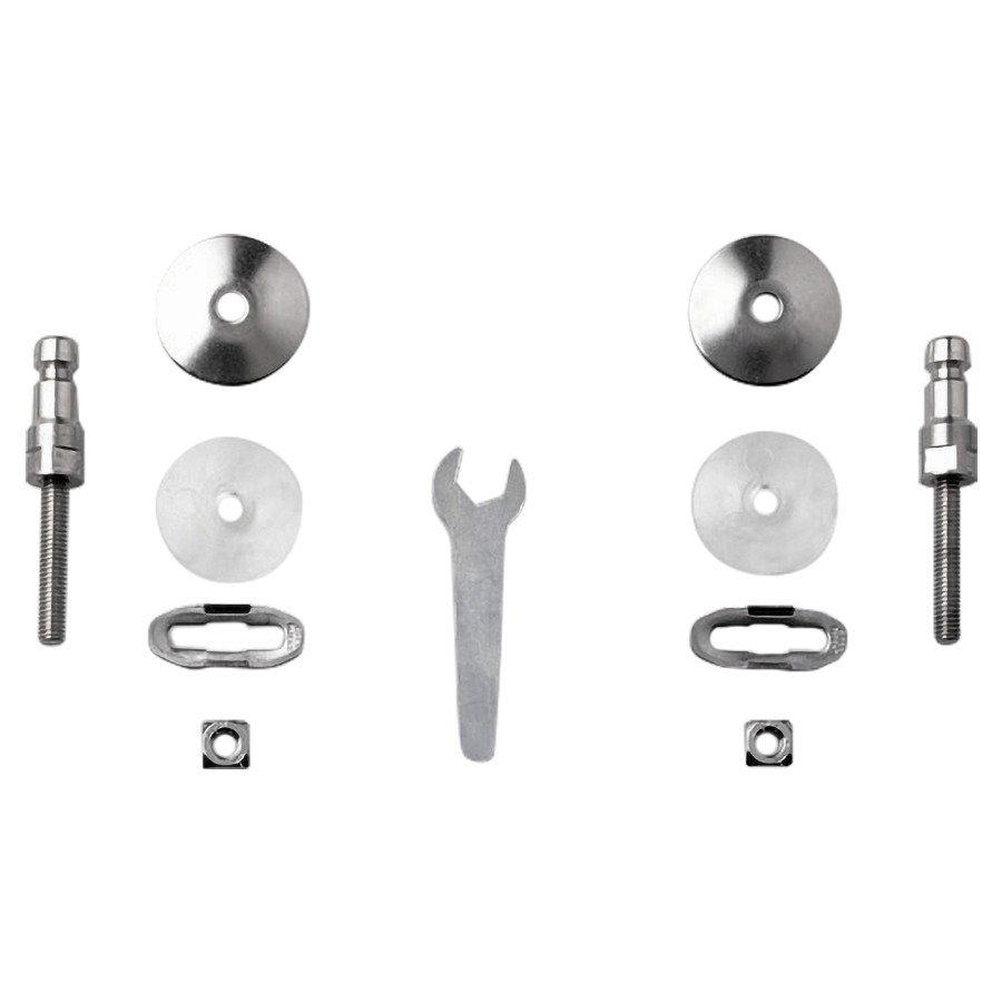 Set charnières en acier Laufen
