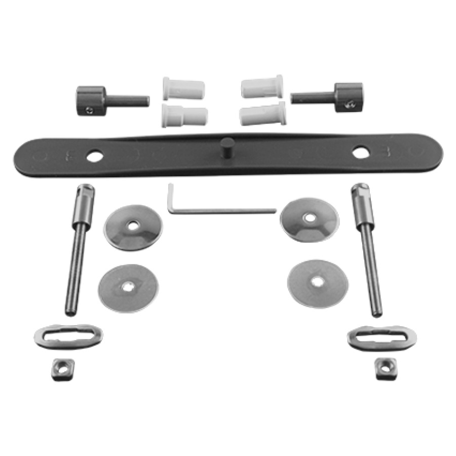 Jeu de charnière en acier inoxydable Keramag