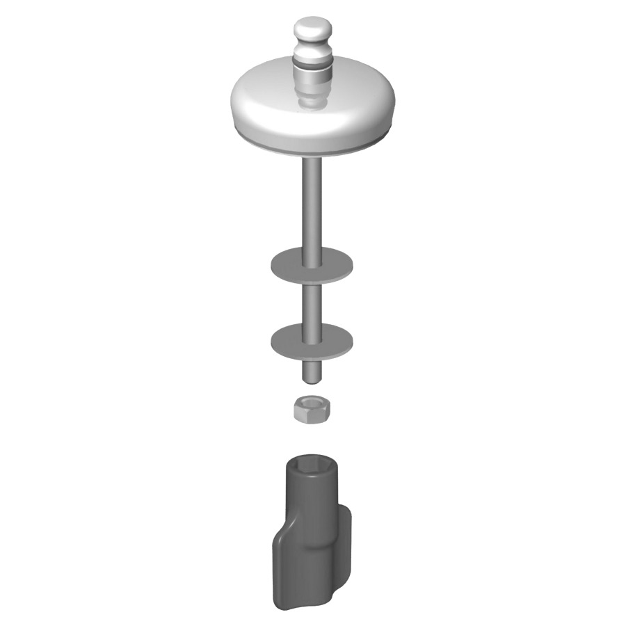 Charnières Variant acier inoxydable, jeu