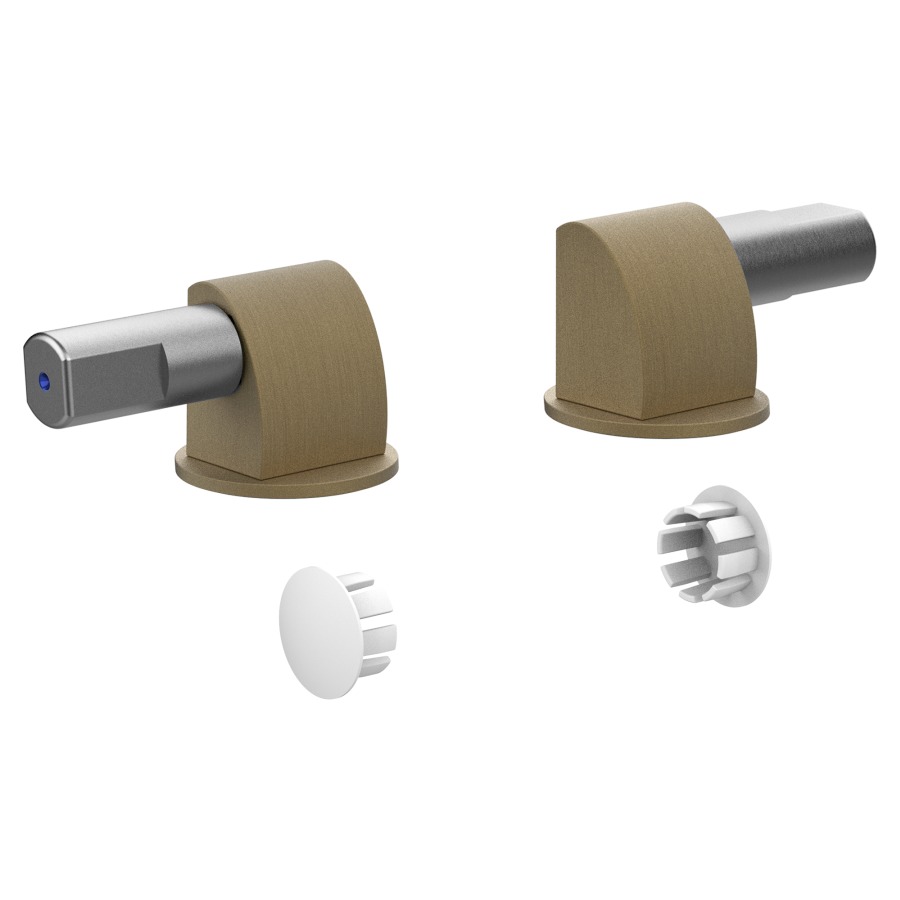 Charnières métalliques GESSI
TOTAL LOOK, pour sièges de
toilettes