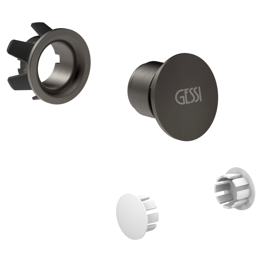 Set GESSI TOTAL LOOK
de bouchons de trop-plein et
de couvercle pour toilettes
murales, siège de WC ou bidet
mural