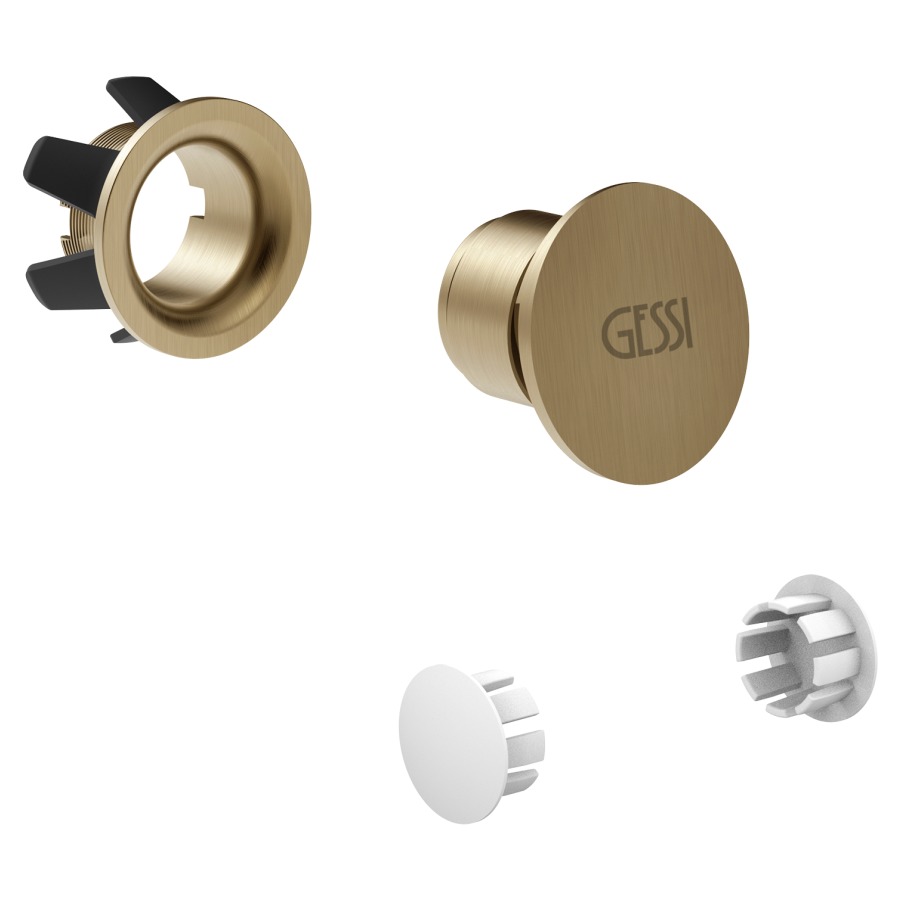 Set GESSI TOTAL LOOK
de bouchons de trop-plein et
de couvercle pour toilettes
murales, siège de WC ou bidet
mural