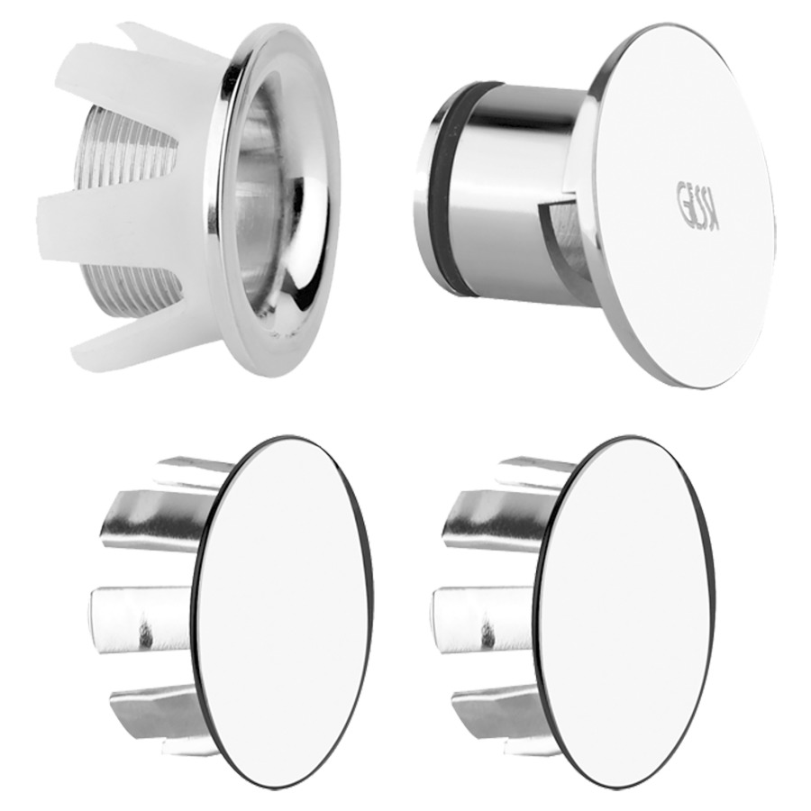 Set GESSI TOTAL LOOK
de bouchons de trop-plein et
de couvercle pour toilettes
murales, siège de WC ou bidet
mural