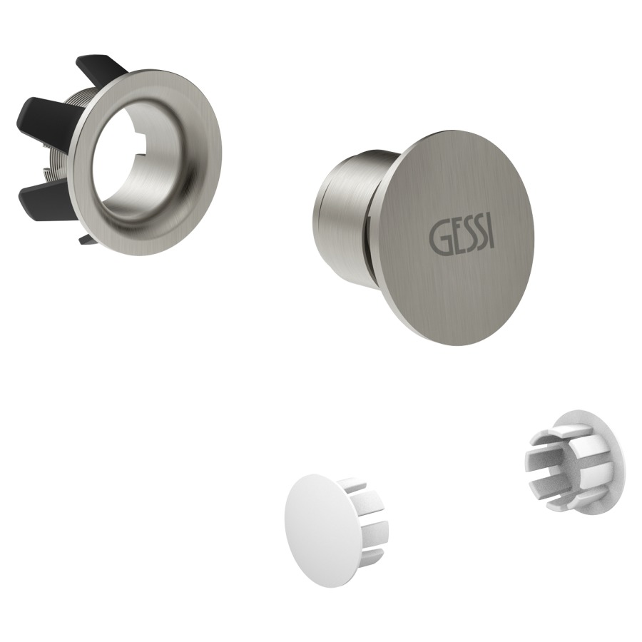 Set GESSI TOTAL LOOK
de bouchons de trop-plein et
de couvercle pour toilettes
murales, siège de WC ou bidet
mural