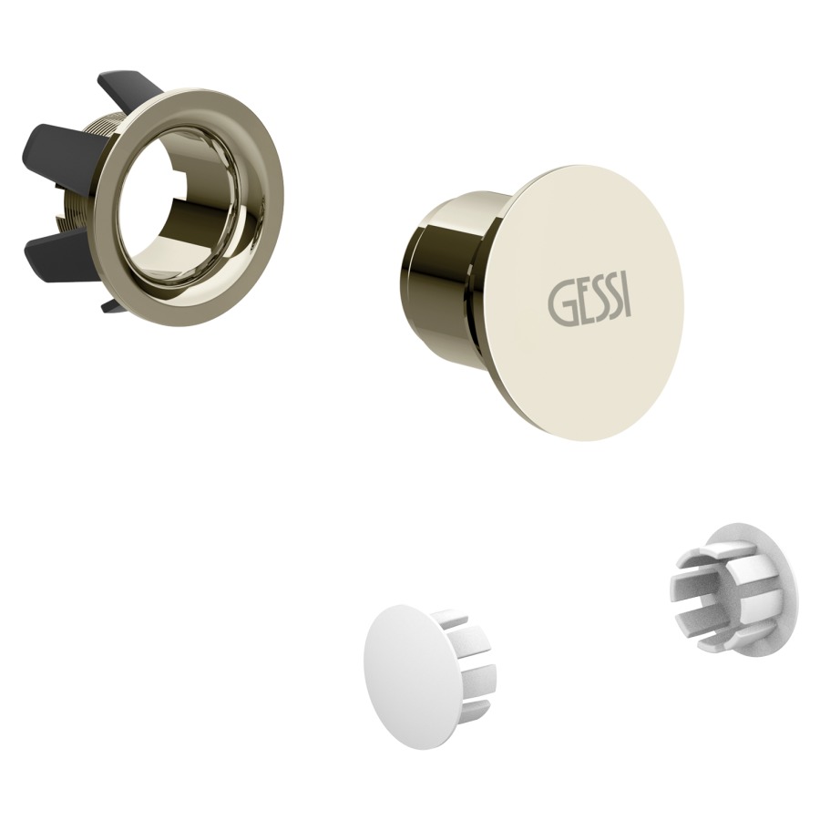 Set GESSI TOTAL LOOK
de bouchons de trop-plein et
de couvercle pour toilettes
murales, siège de WC ou bidet
mural