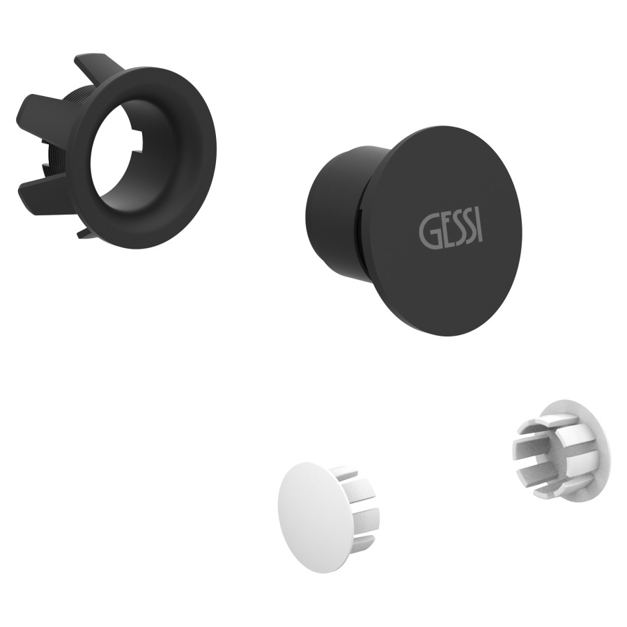 Set GESSI TOTAL LOOK
de bouchons de trop-plein et
de couvercle pour toilettes
murales, siège de WC ou bidet
mural