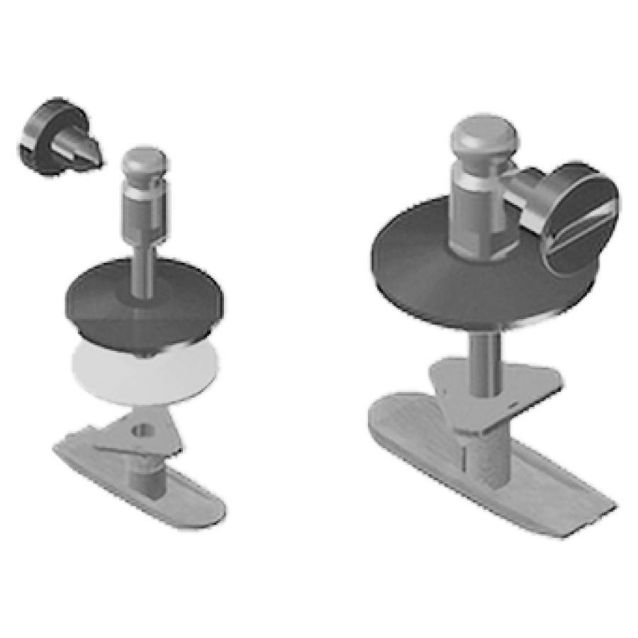 Set charnières LAUFEN
pour siège de WC
Palomba 351 559