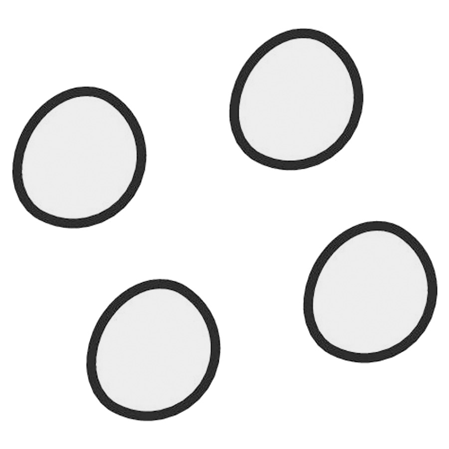 Set de cales pour couvercle de WC