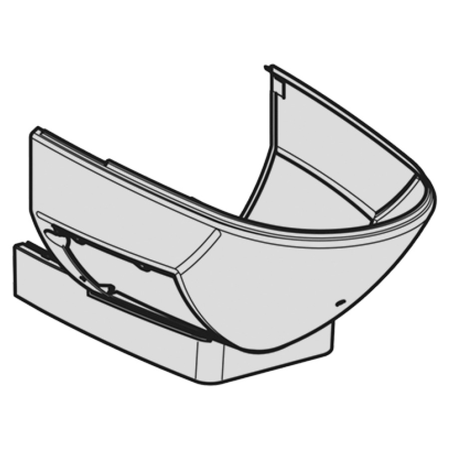 Coque complète GEBERIT pour
AquaClean 8000plus AP au sol