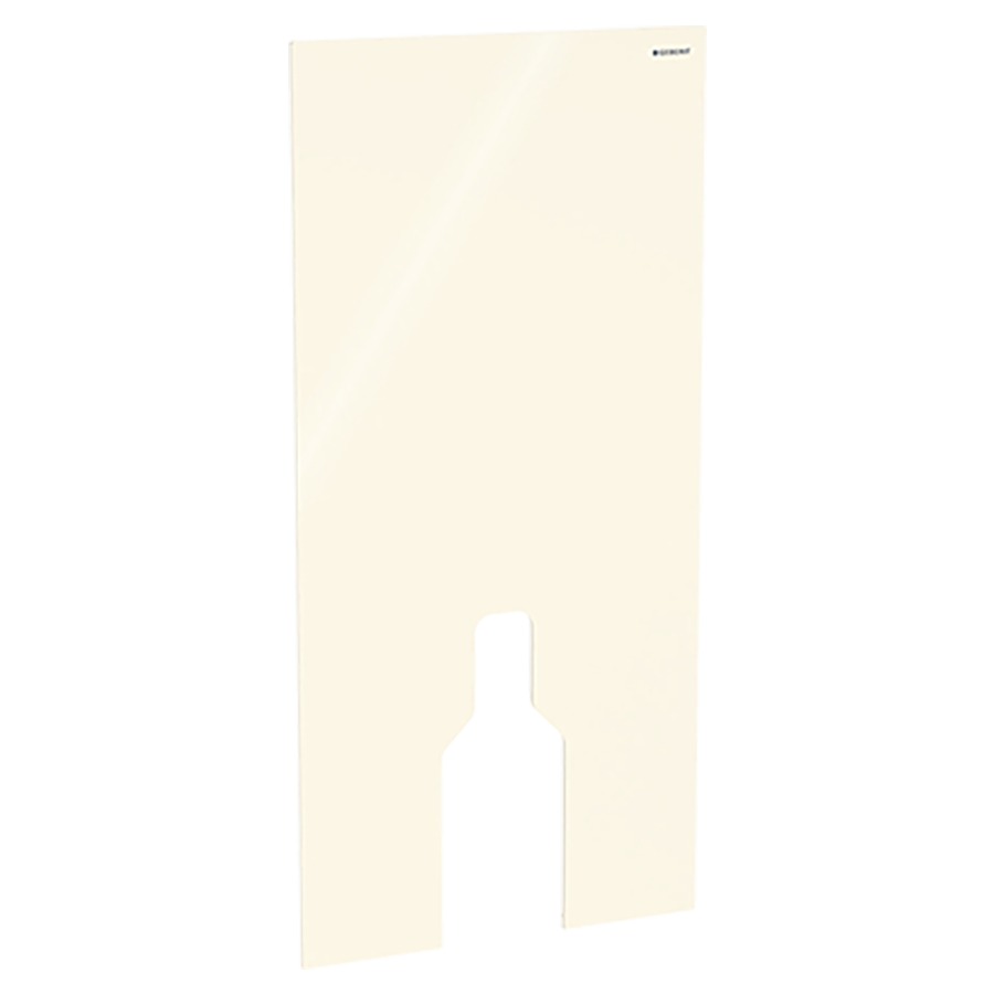 Revêtement frontal pour cuvette au sol, verre