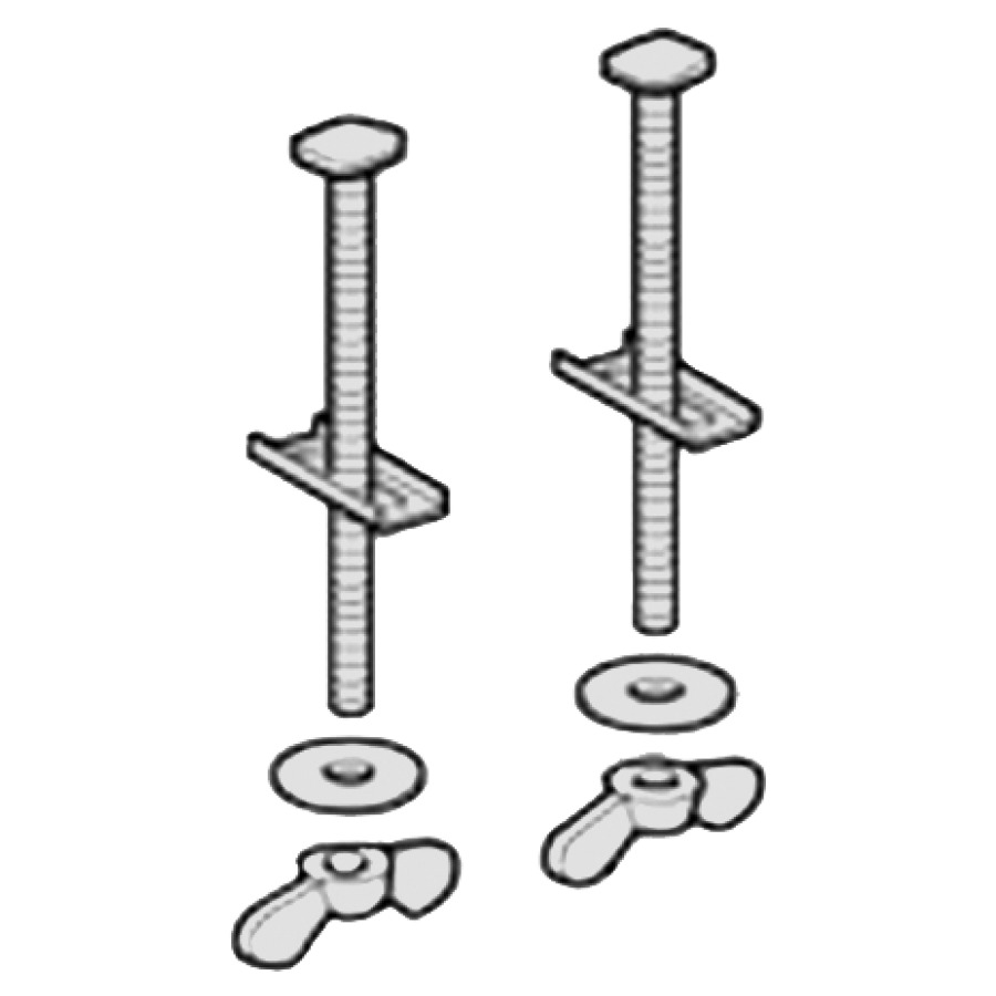Set de fixation GEBERIT
pour chasse d'eau AP128