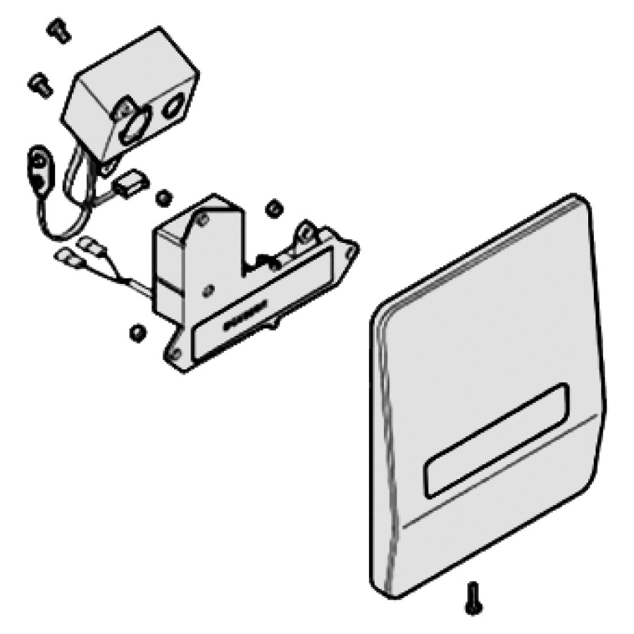 Set de transformation GEBERIT
pour électronique d'urinoir
IR