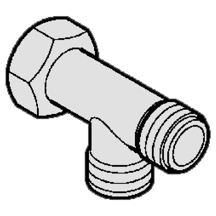 Embranchement-t 3/8" pour raccordement d'eau