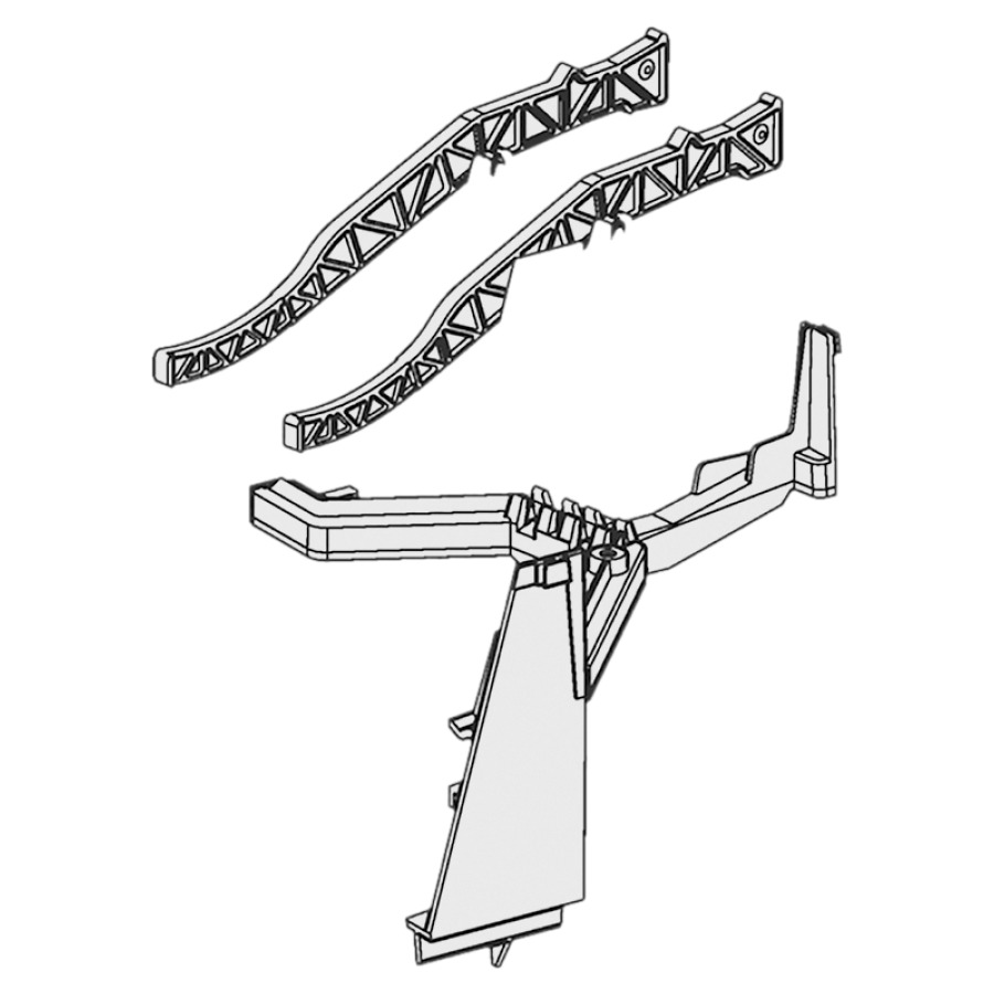 Support de levier Geberit pour chasse d'eau AP128