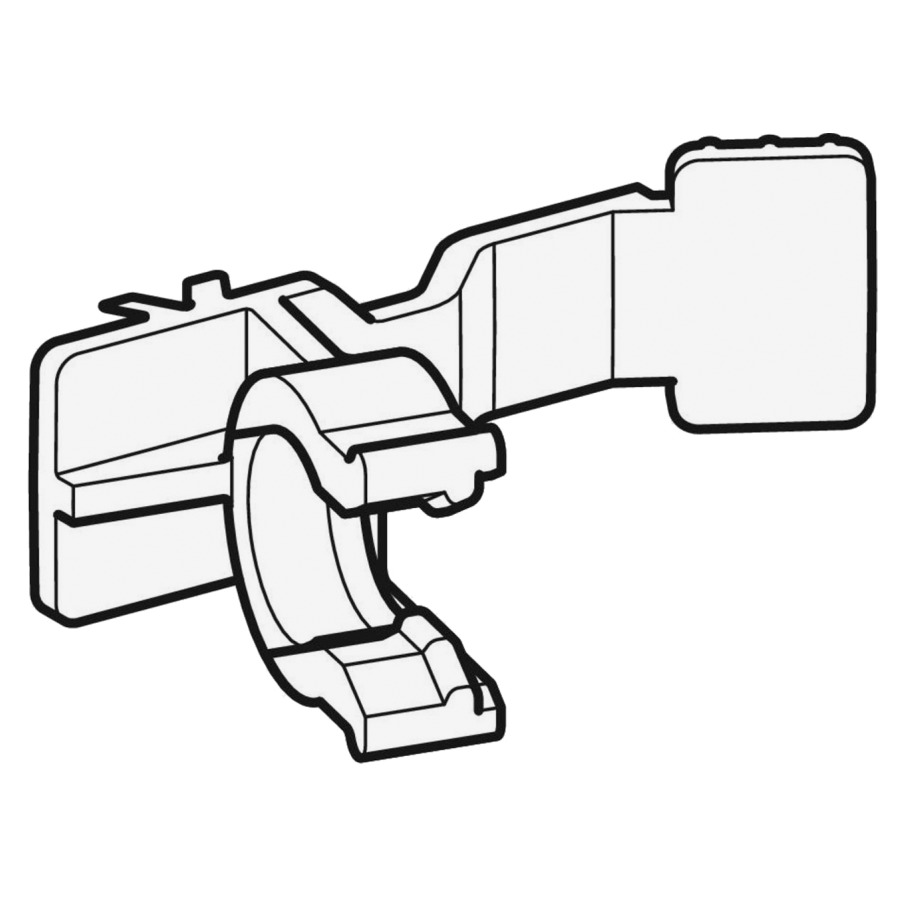 Clip de fixation GEBERIT
pour robinet de remplissage
type 380 pour module sanitaire
Monolith pour WC