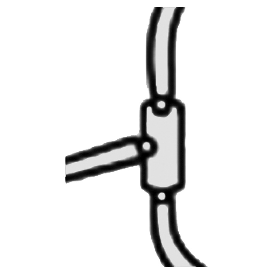 Embranchement-T pour installations doubles