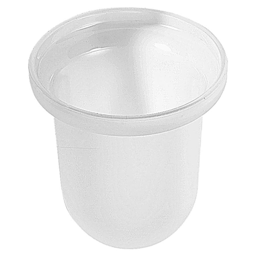 Support en verre pour porte-balai de WC