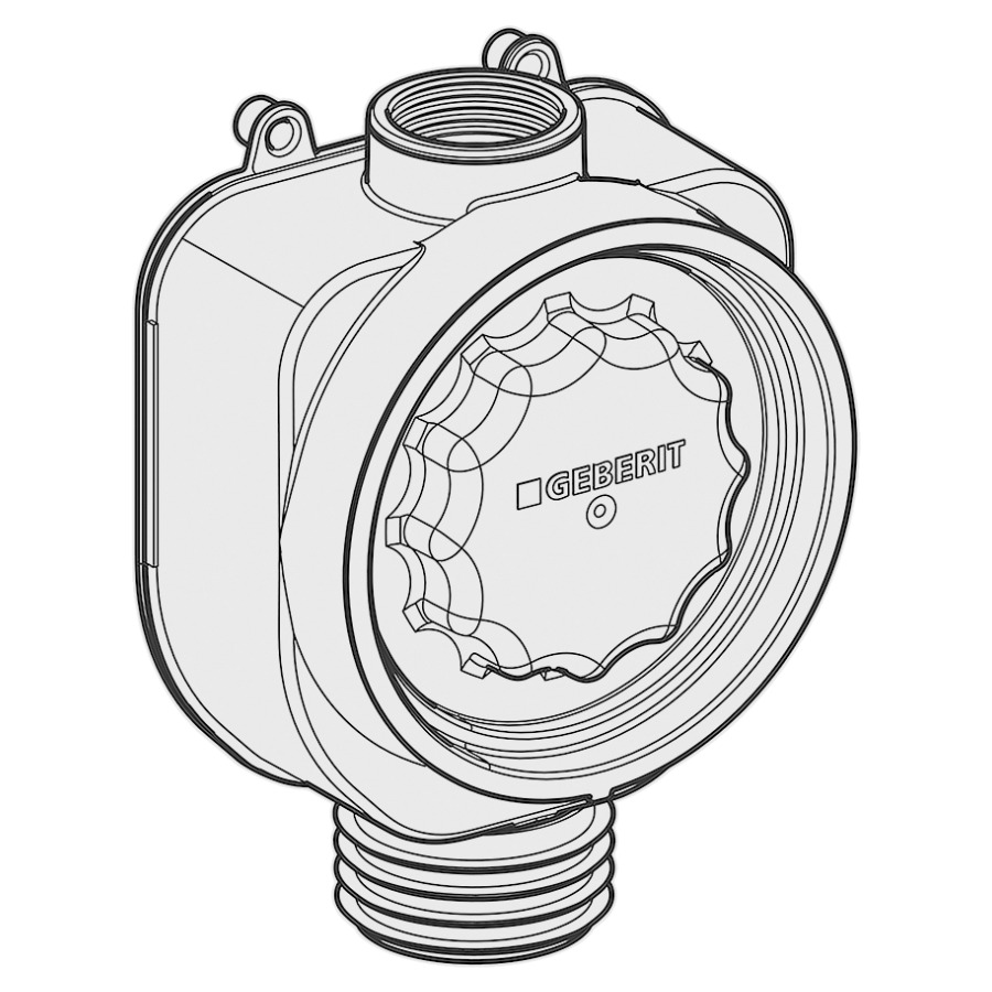 Siphon rotatif à encastrer ONE