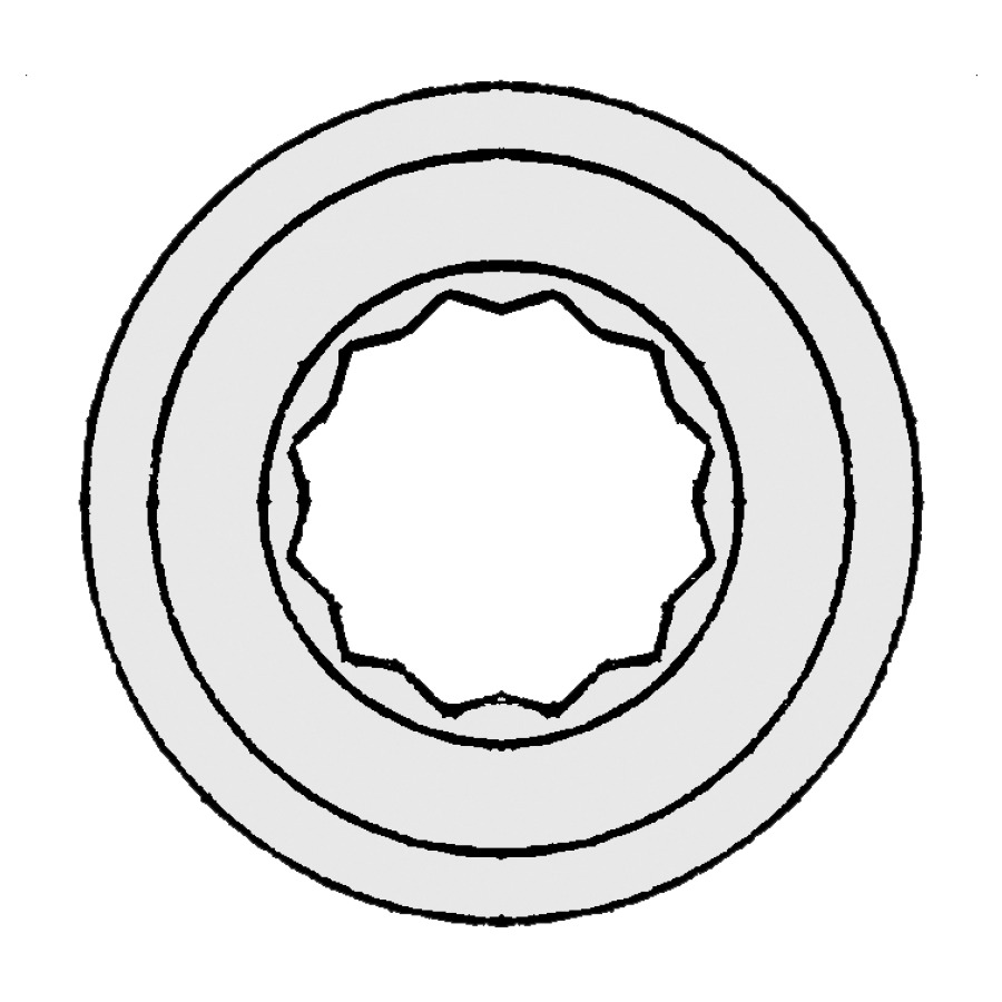 Siège de soupape, M 15 x 1,25 mm,