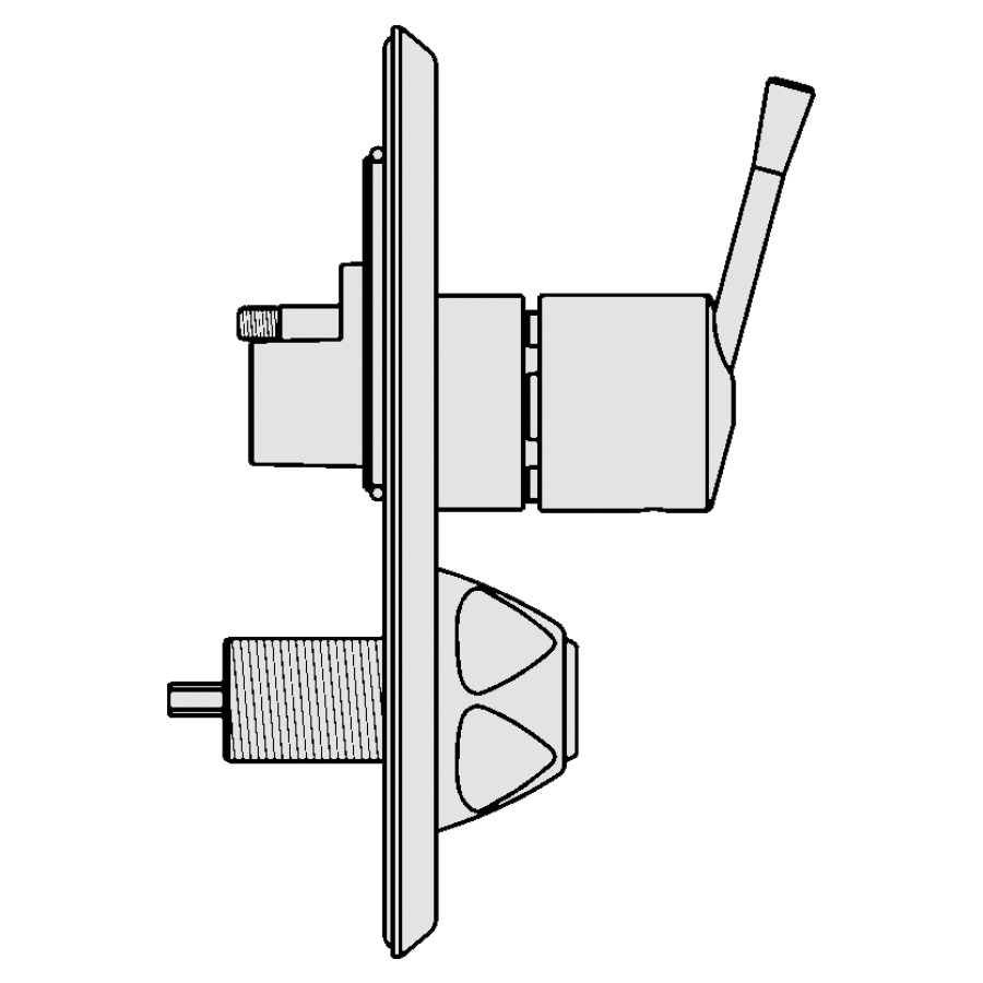 Set d'échange 1/2" à encastrer, pour arrêt