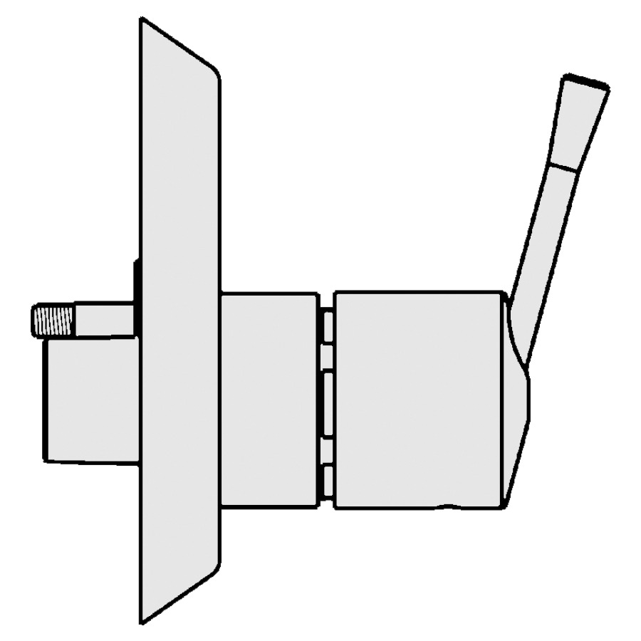 Set d'échange 1/2" à encastrer, sans arrêt
