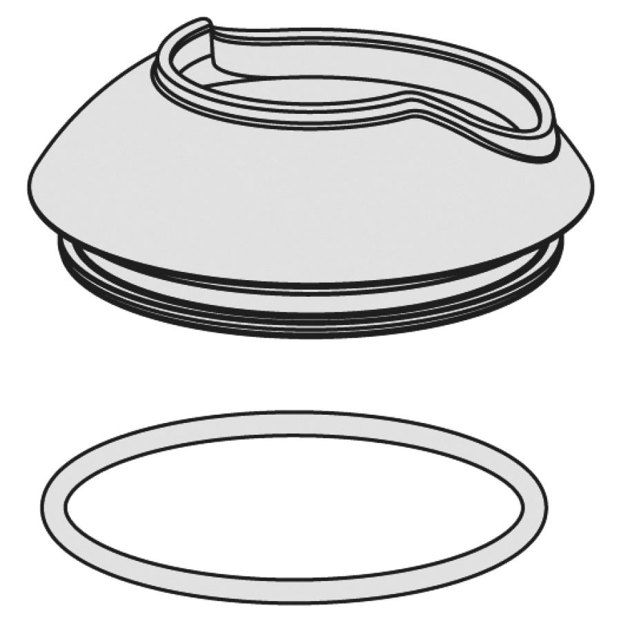 Plaque KWC D 45 mm, complet