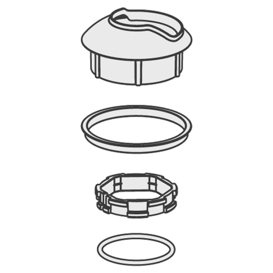 Plaque KWC D 48,5 mm, complet