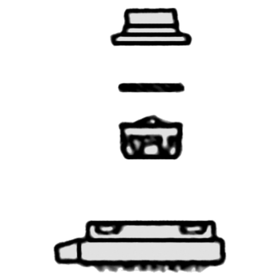 Set grille de douche