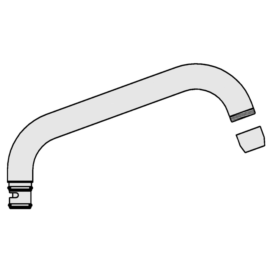 Goulot orientable en haut, S 225 mm,