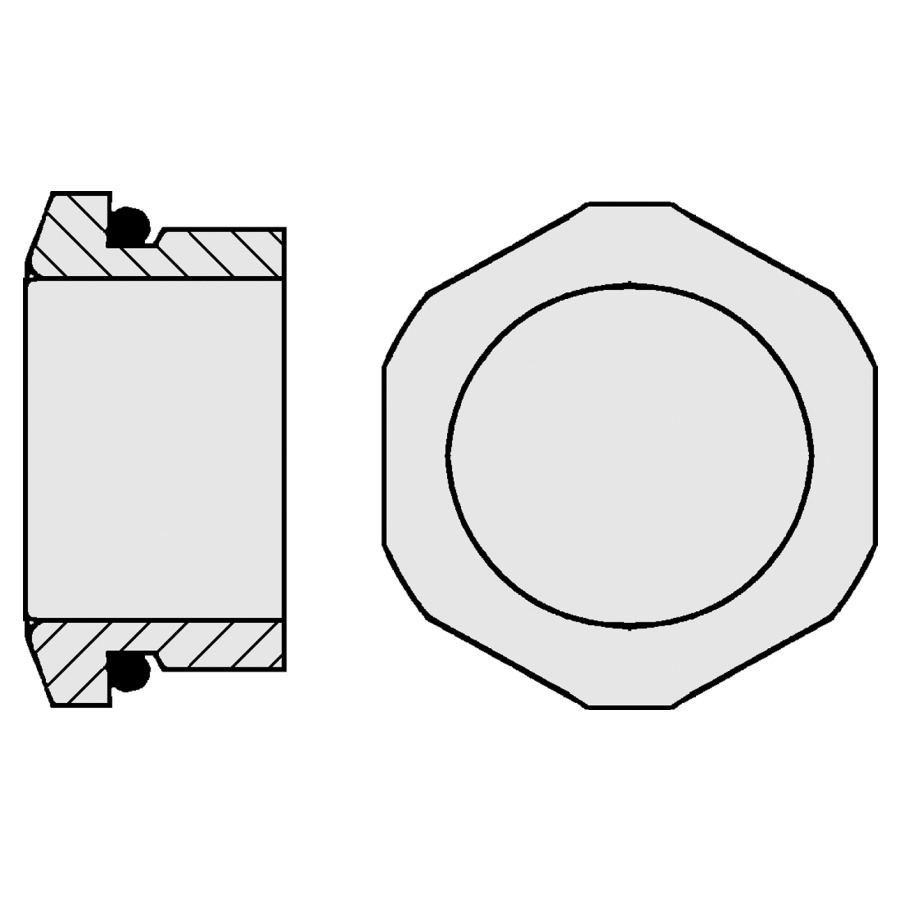 Siège de soupape LAUFEN
complet, avec joint O-Ring
acier chromé