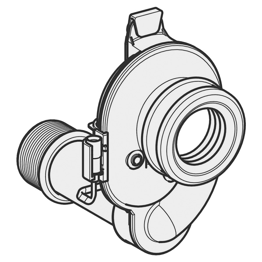 Siphon d'urinoir avec palpeur,