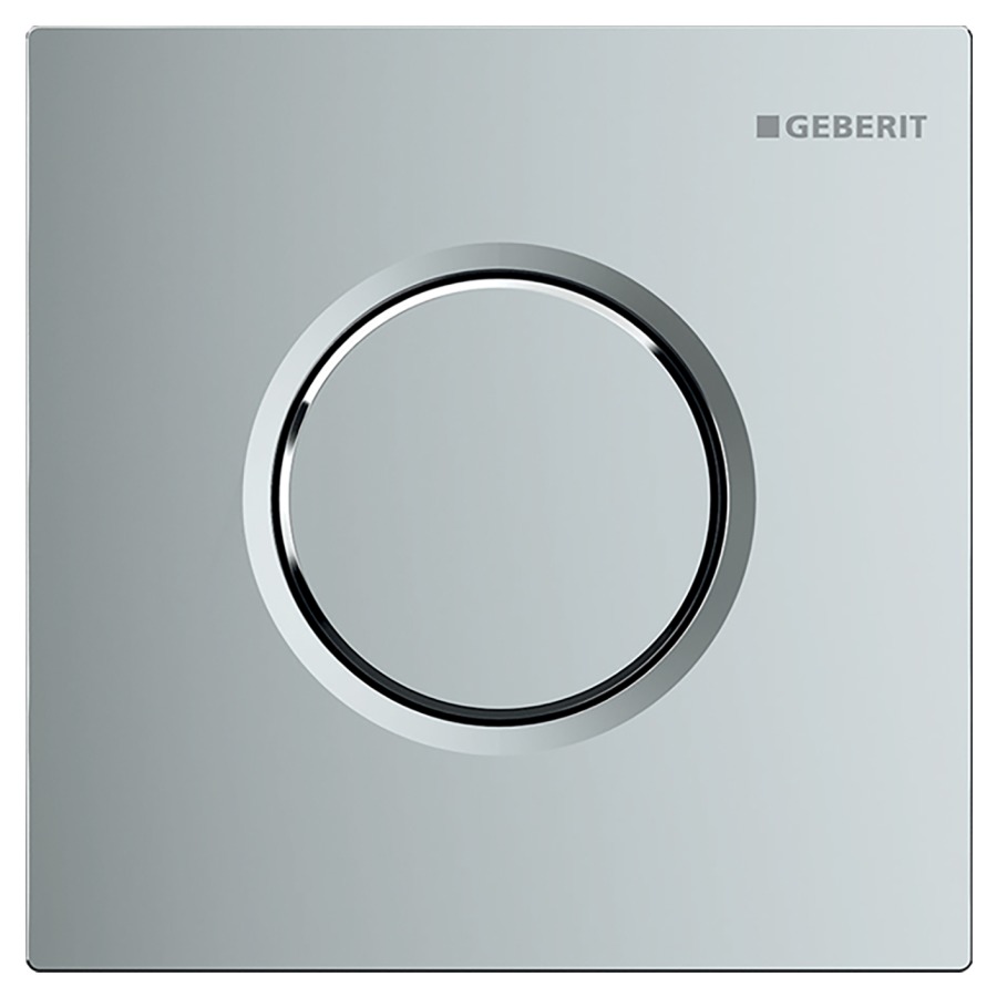 Plaque de déclenchement Typ 01 ronde
pour commande d'urinoir à déclenchement
pneumatique du rinçage