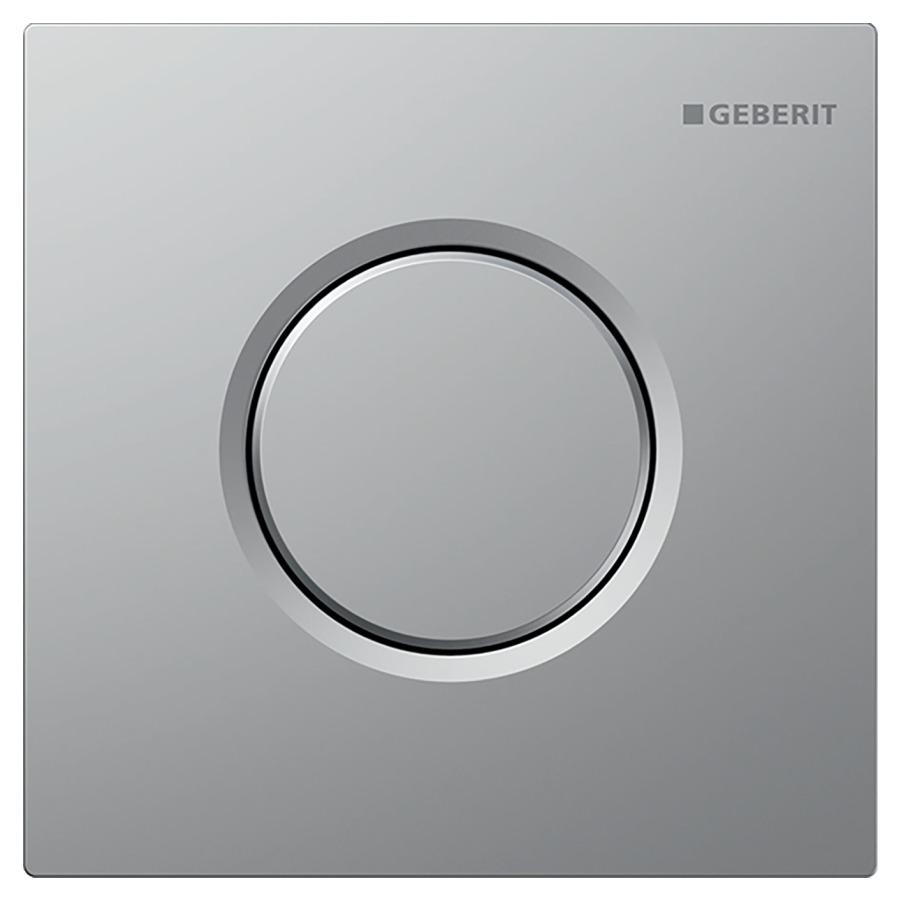 Plaque de déclenchement Typ 01 ronde
pour commande d'urinoir à déclenchement
pneumatique du rinçage