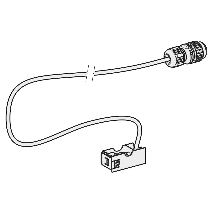 Câble d'alimentation avec adaptateur, complet