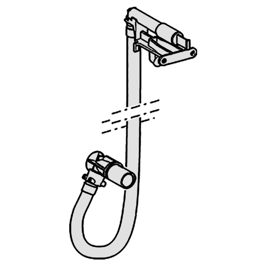 Tuyau GEBERIT complet
pour commande de lavabo
Piave/Brenta, murale