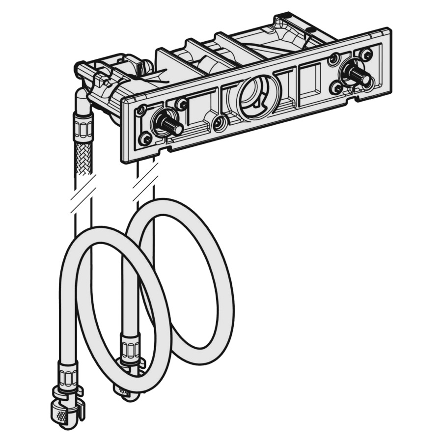 Bloc vanne GEBERIT
pour mélanguer à deux boutons
ONE, pour boîtier à encastrer
pour commande