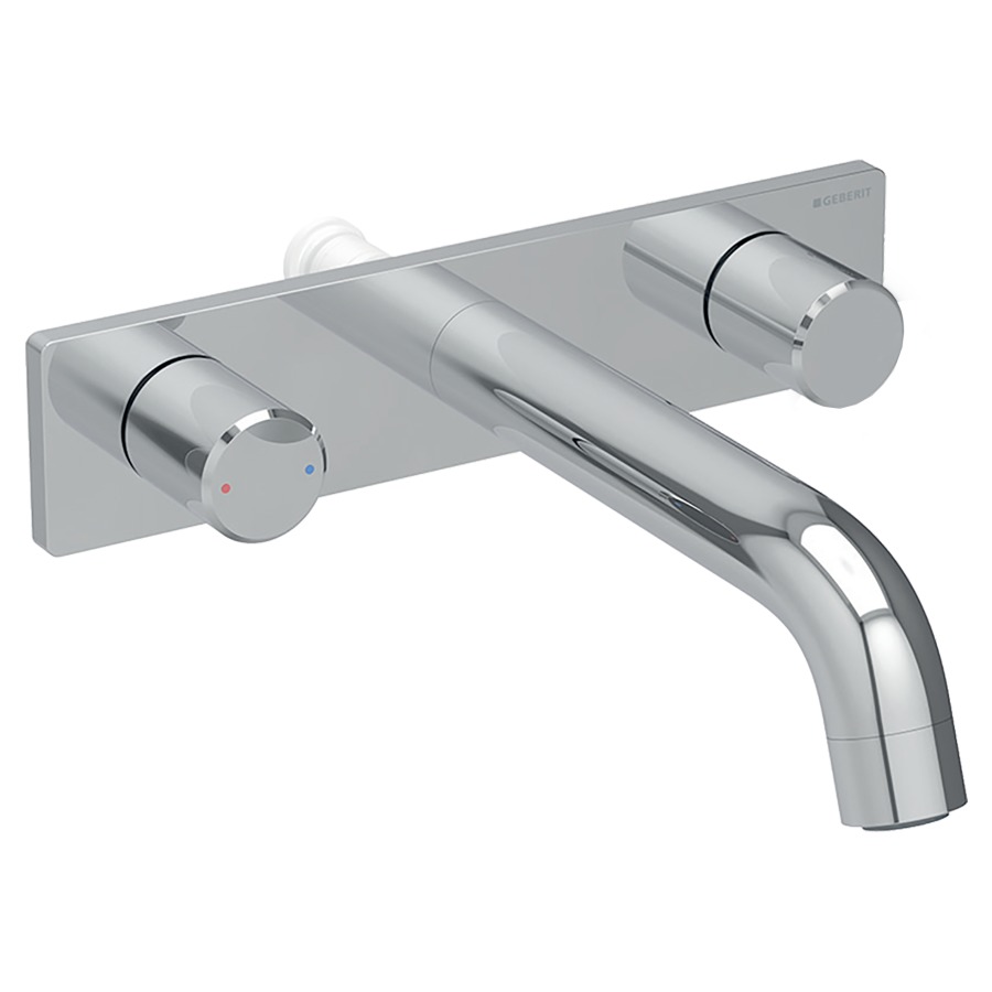 Corps de robinet GEBERIT
pour mélanguer à deux boutons
ONE design rond