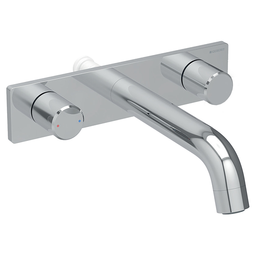 Corps de robinet GEBERIT
pour mélanguer à deux boutons
ONE design rond