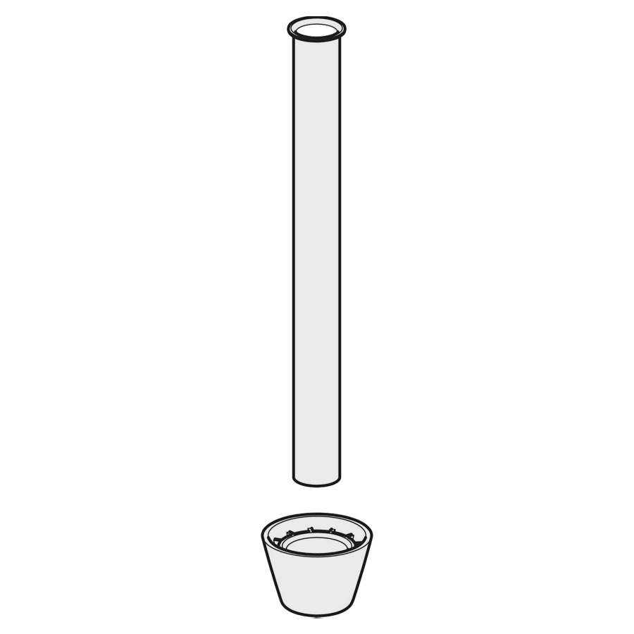 Tube de rinçage Geberit