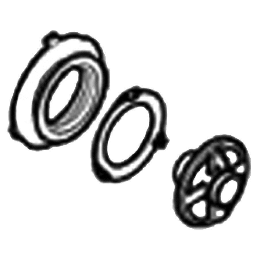 Set de fixation pour trop-plein