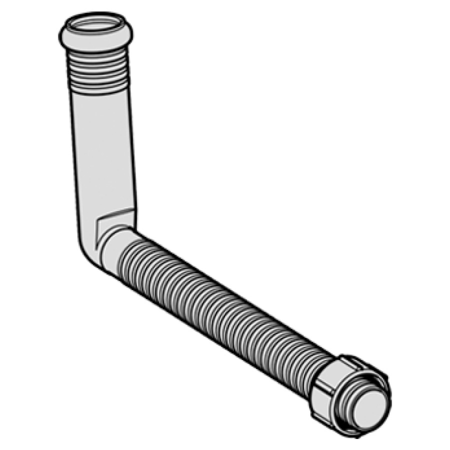 Coude de tube de trop-plein Geberit
